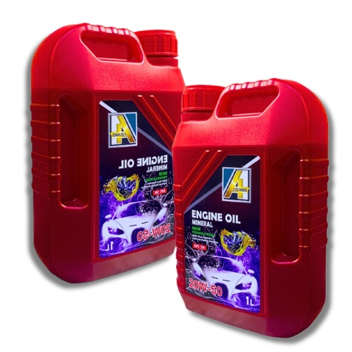 [20W50-SM] LUBRICANTE-ACEITE MOTOR API ((SM)) SAE 20W50 MINERAL 1L (UNIDAD)