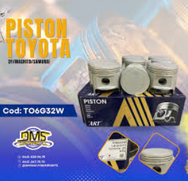 [TO6G33W-020] PISTONES PARA MOTOR  (JGO) TOYOTA 3F/LAND CRUISER/SAMURAI/MACHITO (FINO) (TO6G33W) (13103-61030-J-020)